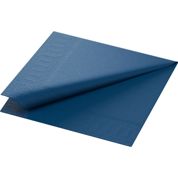 Tissue-Serviette 33 x 33 cm Dunkelblau 3-lagig - Duni 211635