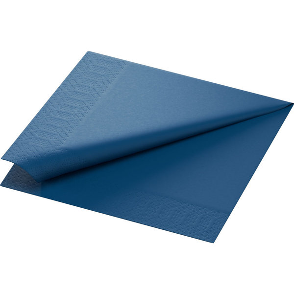 Tissue-Serviette 40 x 40 cm Dunkelblau 3-lagig