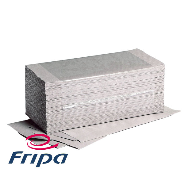 Papierhandtuch Grau 1-lagig 25 x 23 cm 5000 Blatt Fripa 4011104