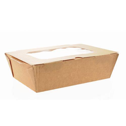Food to go Box large mit Fenster - HBCP0006
